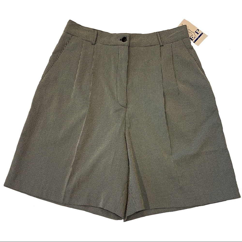 Ep Pro Tango Black & White Multi Tweed Golf Shorts Size 14